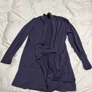 Beyond Yoga Dark Purple Cardigan M Medium